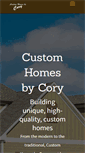 Mobile Screenshot of customhomesbycory.com